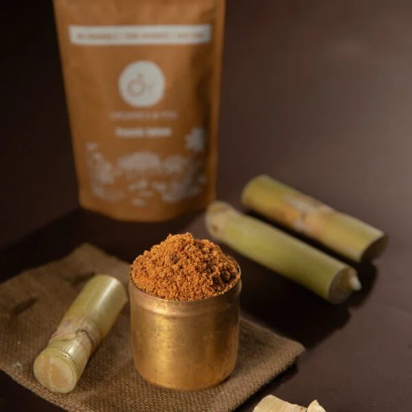 Organic Cane Sugar Powder – Cold-Processed & Sulphur-Free | Tamil Nadu Origin | 250gms